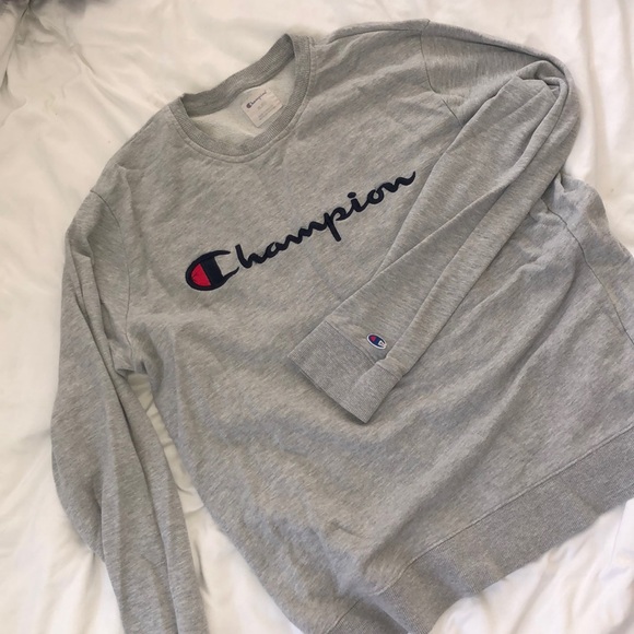 Champion grey Crewneck sweatshirt - Picture 1 of 3